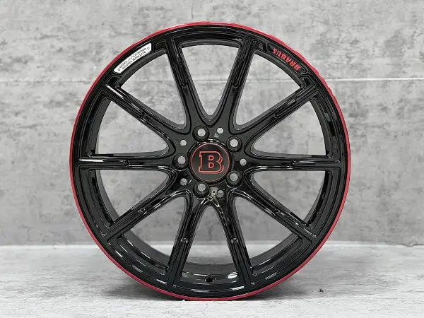 Mercedes Mercedes 19 Brabus Black Red Lip